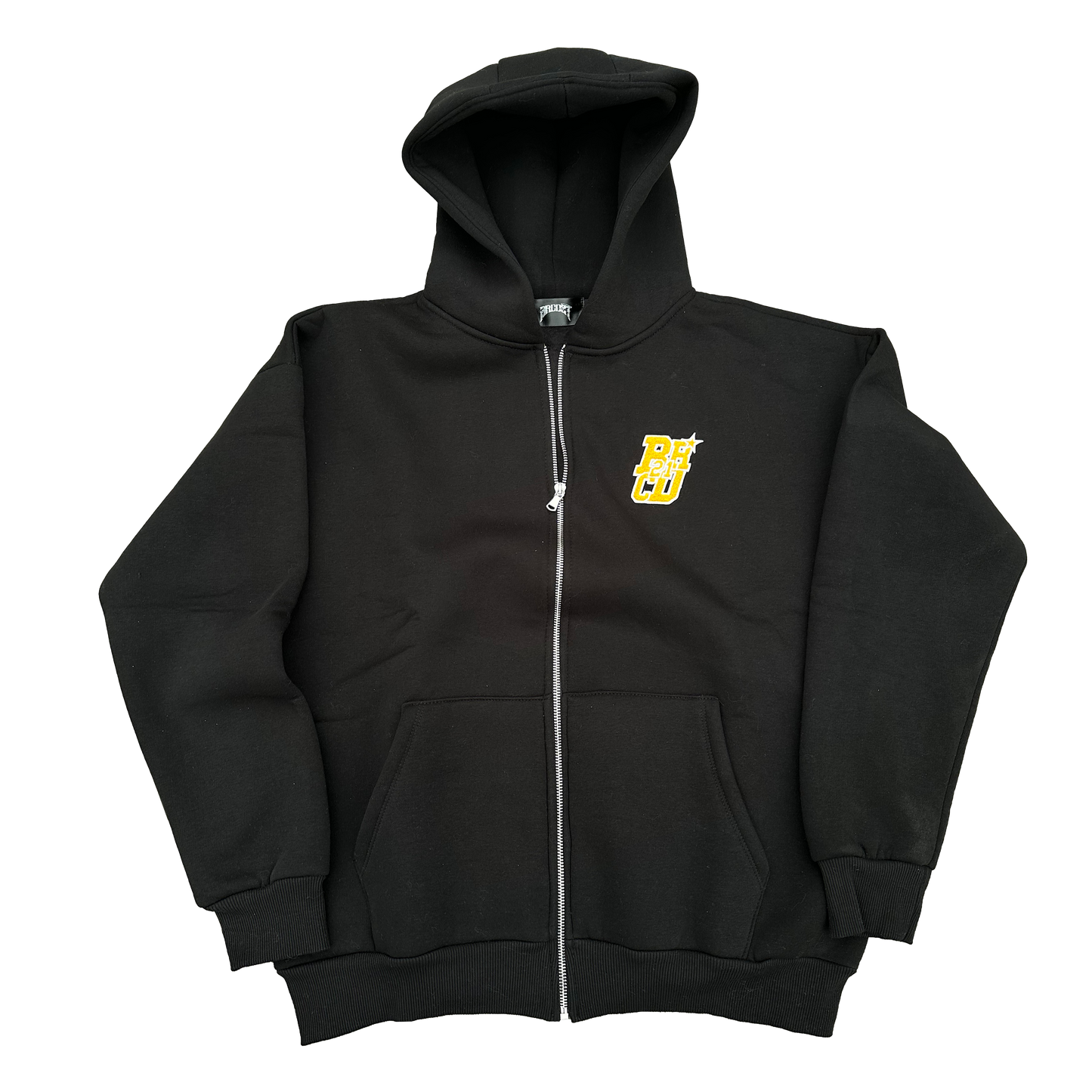 COLLEGE BLACK HOODIE