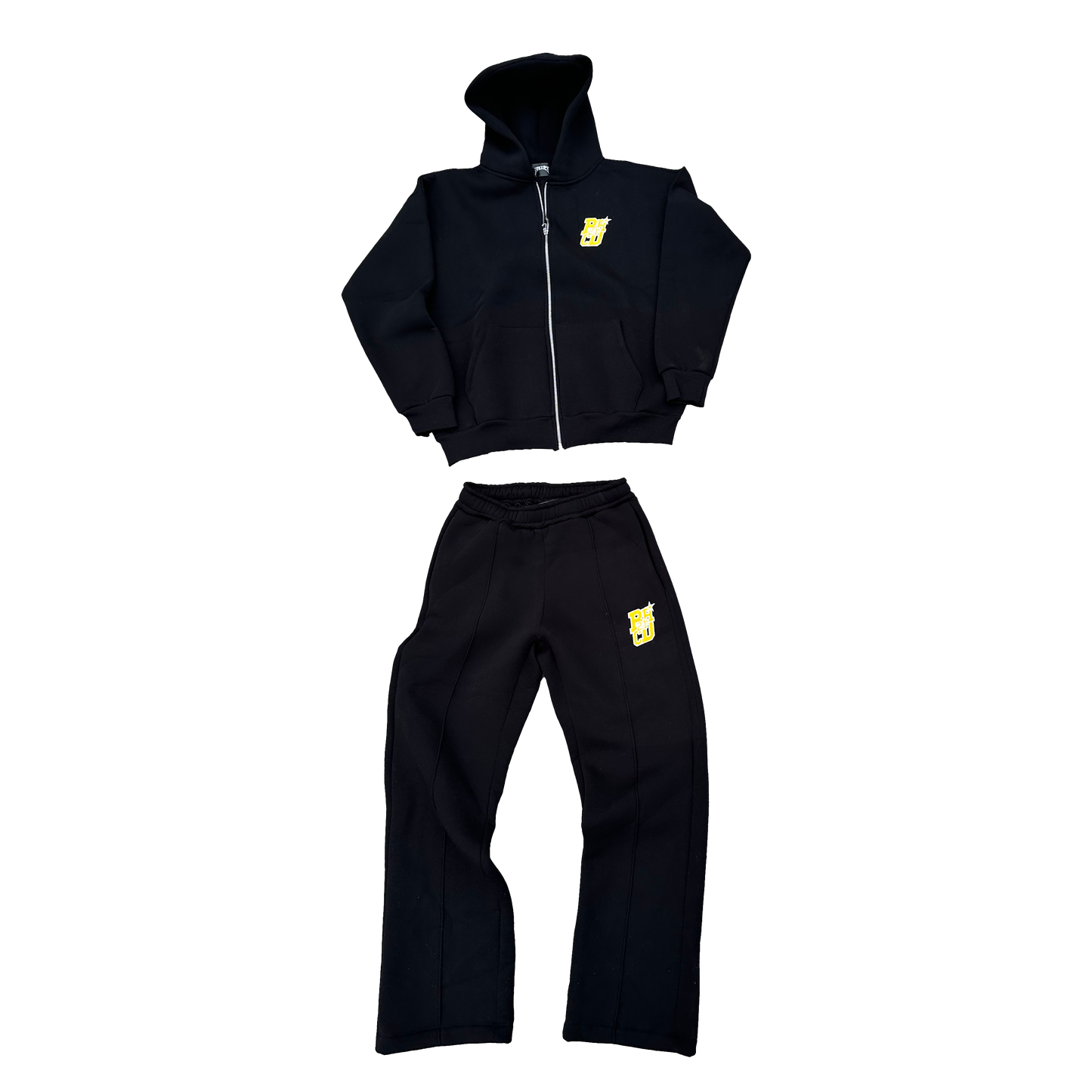 COLLEGE BLACK TRACKSUIT